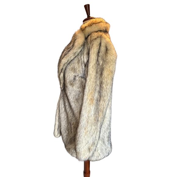 MINKPINK Faux Fur Coat | Medium | Leopard Lining | Hook Closure - Picture 5 of 11